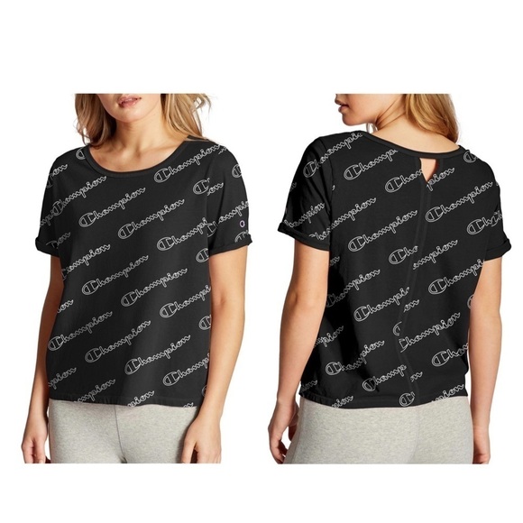 LAST TWO!! New Champion Crew Neck Logo T-Shirt - Picture 1 of 11